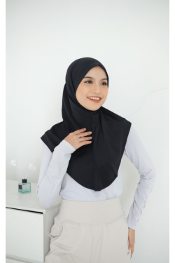 Maisa Hijab Sporty Black